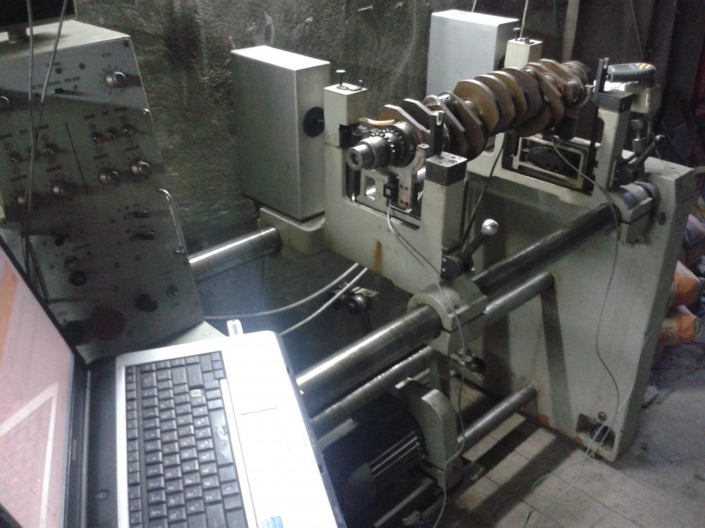 Vanema Schencki aluse moderniseerimine Balanset-1A OEM-iga väntvõlli tasakaalustamiseks.